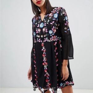 French Connection Edith Embroidered Dress